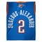 Sleep Squad Oklahoma City Thunder Shai Gilgeous-Alexander 60” x 80” Plush Jersey Basketball Blanket